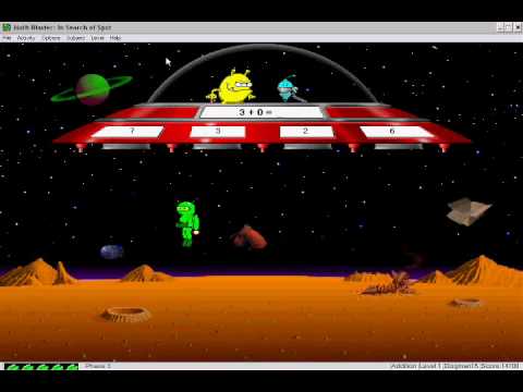 original math blaster computer game
